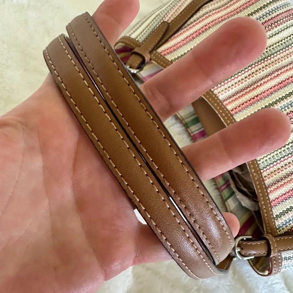 Fossil Striped Multicolor Shoulder Bag - Picture 7 of 12